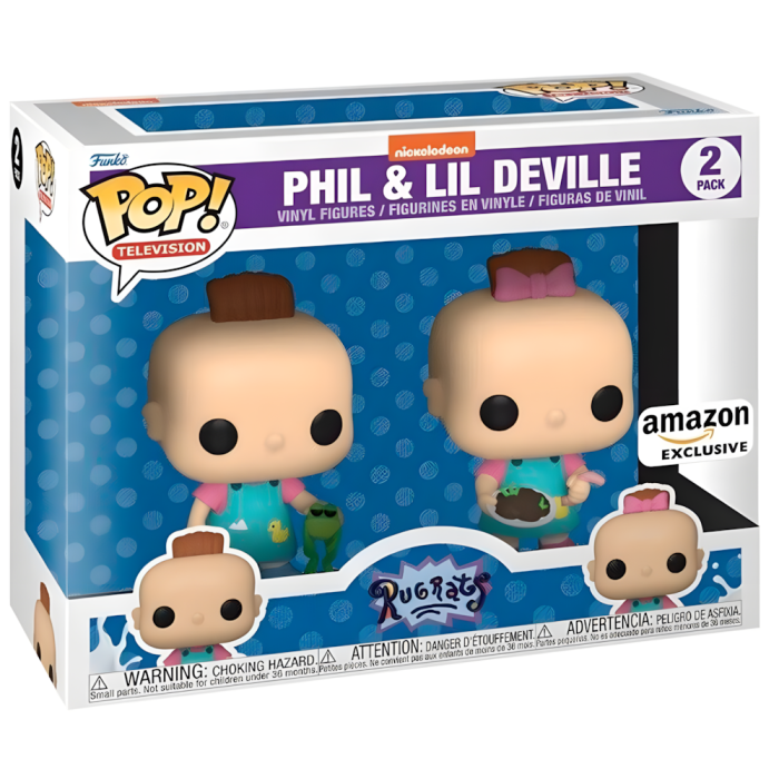 Funko POP Rugrats Phil & Lil Exclusive Blister 2 Figuras