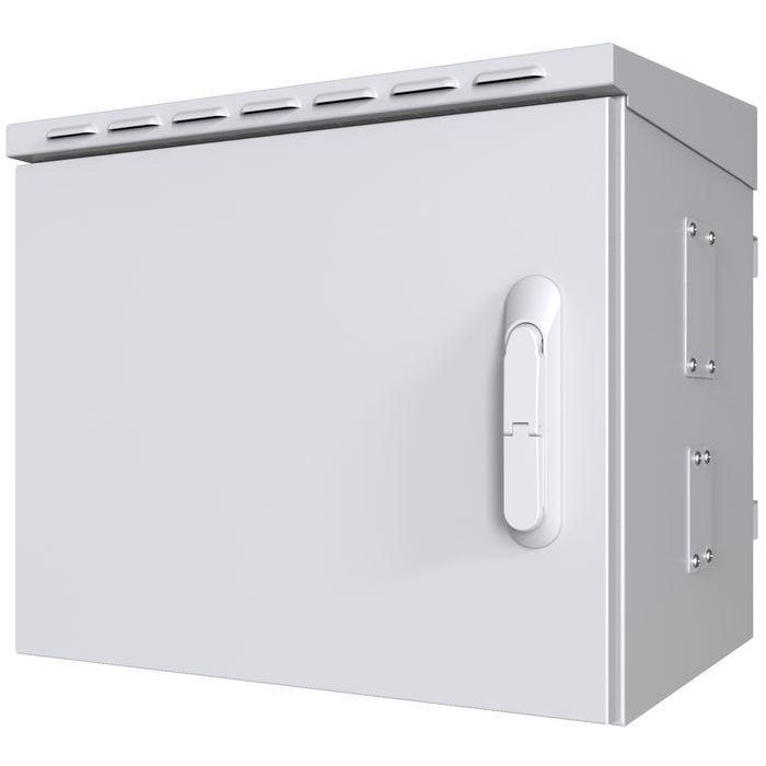 Lanview Midi Classic Gabinete CCTV para 4 Cámaras con Montaje en Poste | Exterior, Doble Pared, Ventilado y Acero Galvanizado 1