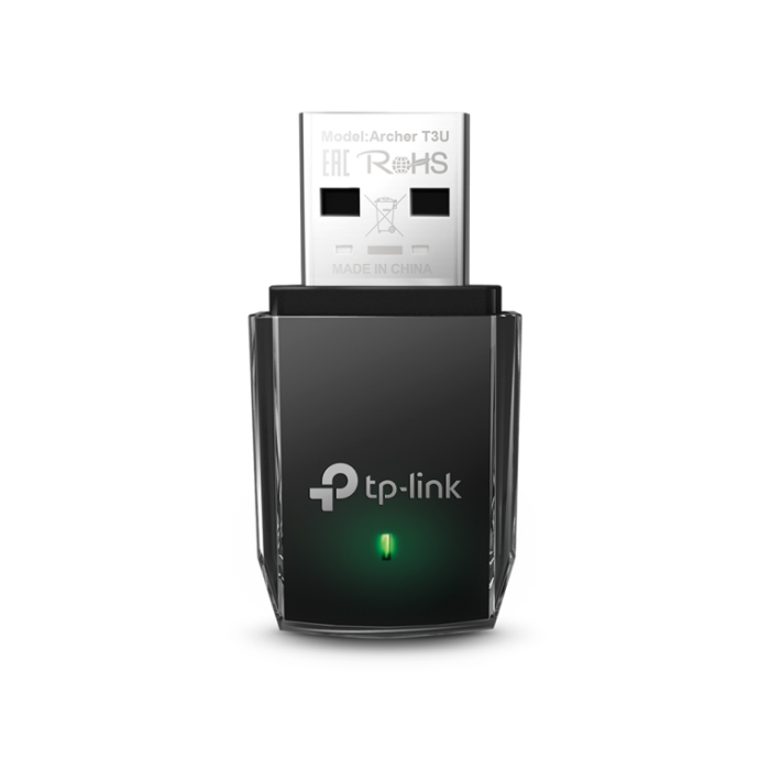 TP-Link Archer T3U Mini Adaptador USB Wi-Fi AC1300 (867Mbps 5GHz + 400Mbps 2.4GHz) Doble Banda MU-MIMO USB 3.0