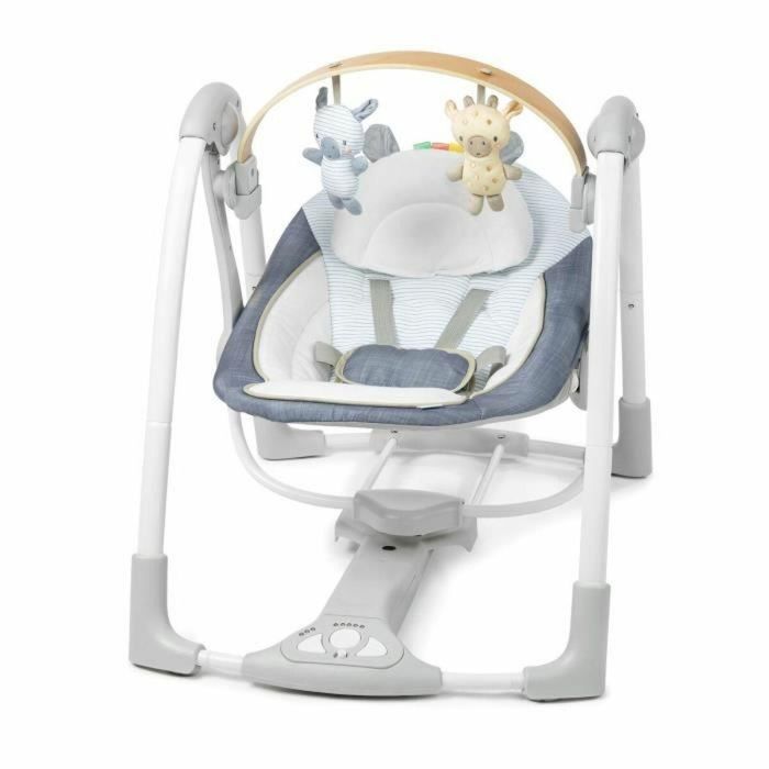 Ingenuity ING74451169258 Swing 'n Go Columpio Portátil con Arco de Actividades Extraíble de Madera Sostenible y 5 Velocidades para Niños 0 Ingenuity ING74451169258 Swing 'n Go Columpio Portátil con Arco de Actividades Extraíble de Madera Sostenible y 5 Velocidades para Niños 0