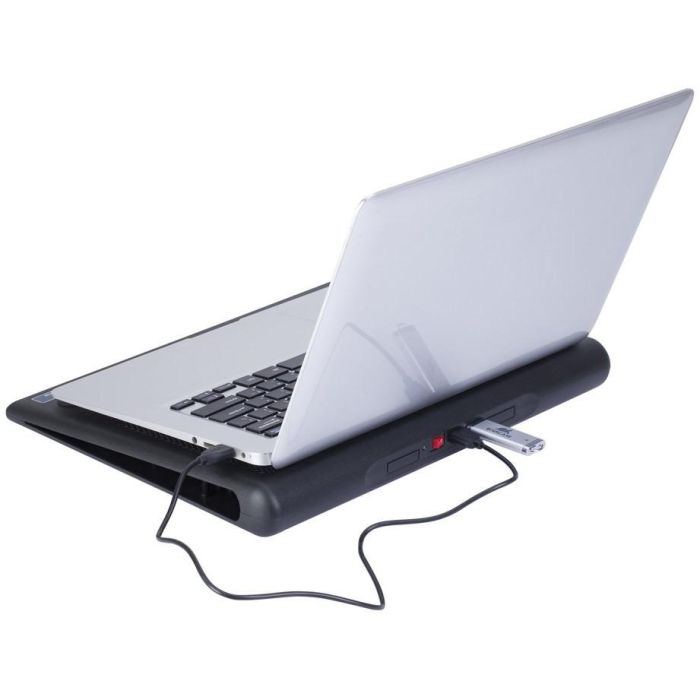 Riva Noteboook Kühler 2 Lüfter 17,3" grau 5557 7