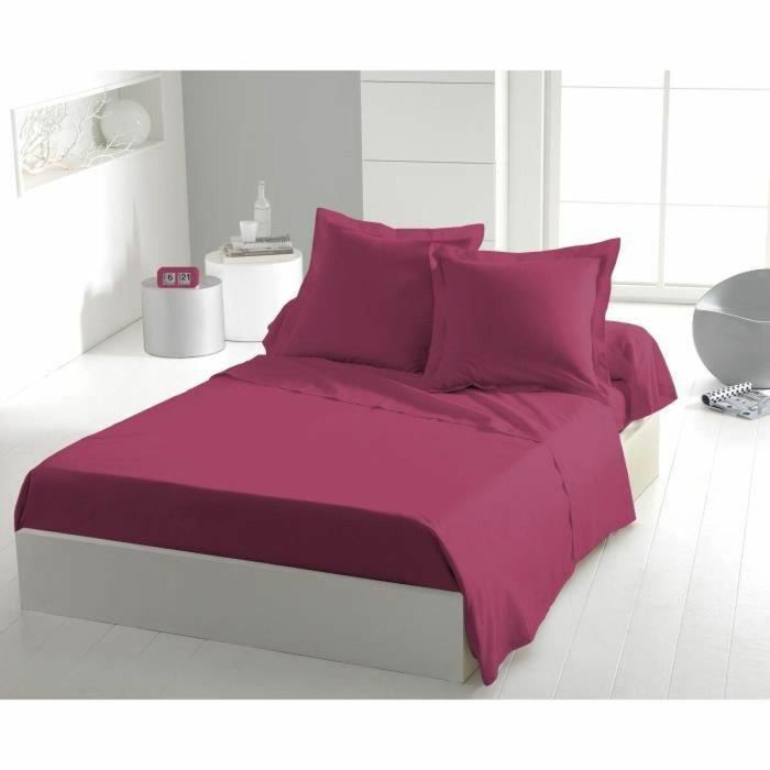 Lovely Home LOV3701393716062 Sábana Encimera 100% Algodón 180x290 cm - 1 Persona - Fucsia 1