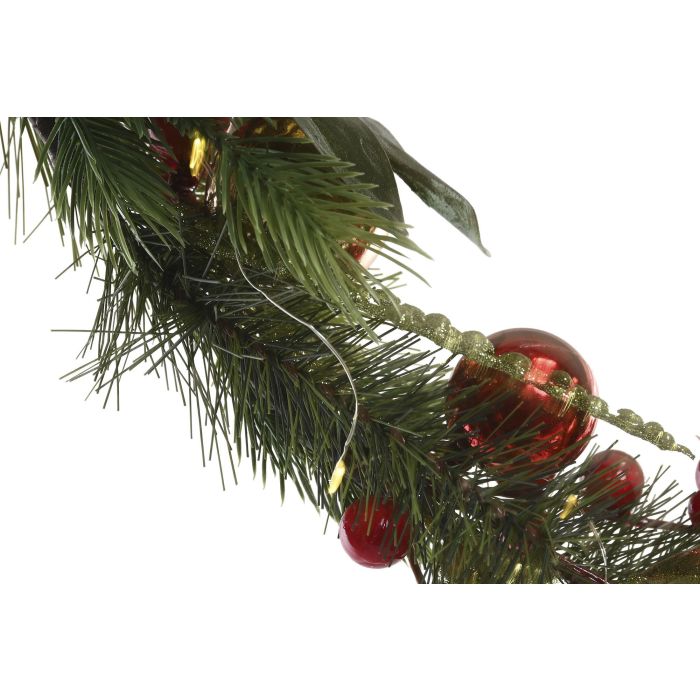 Guirnalda Navidad Tradicional DKD Home Decor Verde Rojo 20 x 150 x 20 cm (2 Unidades) 4