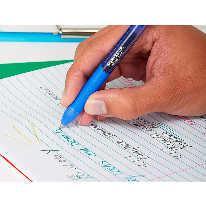 Papermate Inkjoy Retractil Gel Pen Bolígrafo Azul 0,7mm Punta de Bola 0.35mm 4