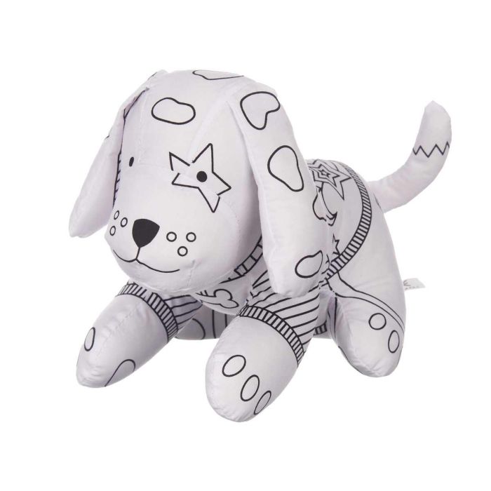 Peluche Colorear Perro Pincello 13X14CM (8 Unidades) 1 Peluche Colorear Perro Pincello 13X14CM (8 Unidades) 1