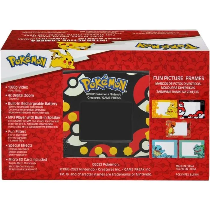 Kids Licensing Cámara Interactiva Pokémon POKC3000 - Licencia Oficial para Niños 2