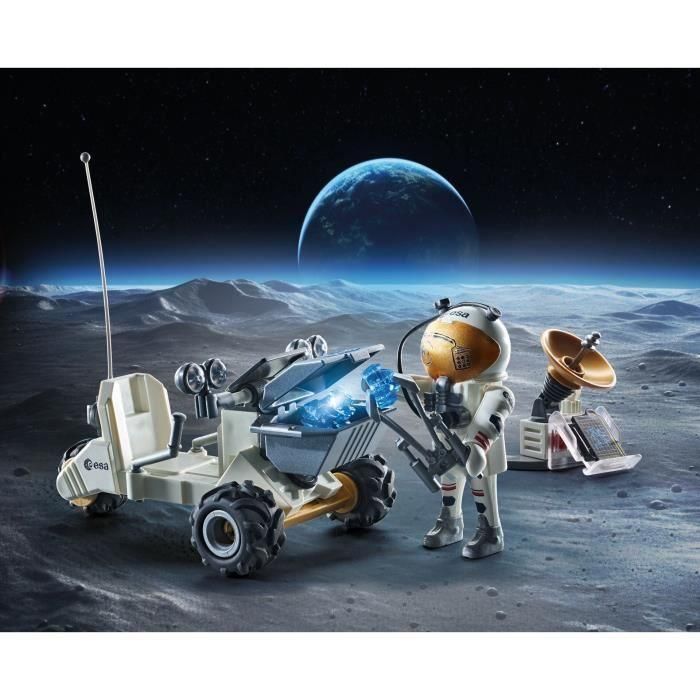 Playmobil 71734 Starter Pack Misión Espacial con Vehículo Lunar y Astronauta 4+ 2