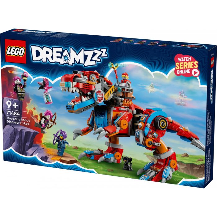 Lego 71484 Set de Construcción DREAMZzz Robot Dinosaurio C-Rex de Cooper con Minifigura T. rex o Pterodáctilo 10
