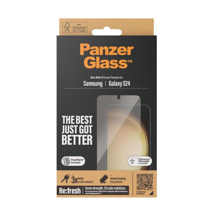 Protector de Pantalla Panzer Glass 7350 Samsung Galaxy S24 2 Protector de Pantalla Panzer Glass 7350 Samsung Galaxy S24 2