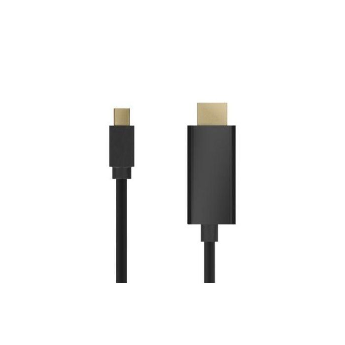 AISENS - CABLE CONVERSOR MINI DP A HDMI, MINI DP/M-HDMI/M, NEGRO, 3.0M 1 AISENS - CABLE CONVERSOR MINI DP A HDMI, MINI DP/M-HDMI/M, NEGRO, 3.0M 1