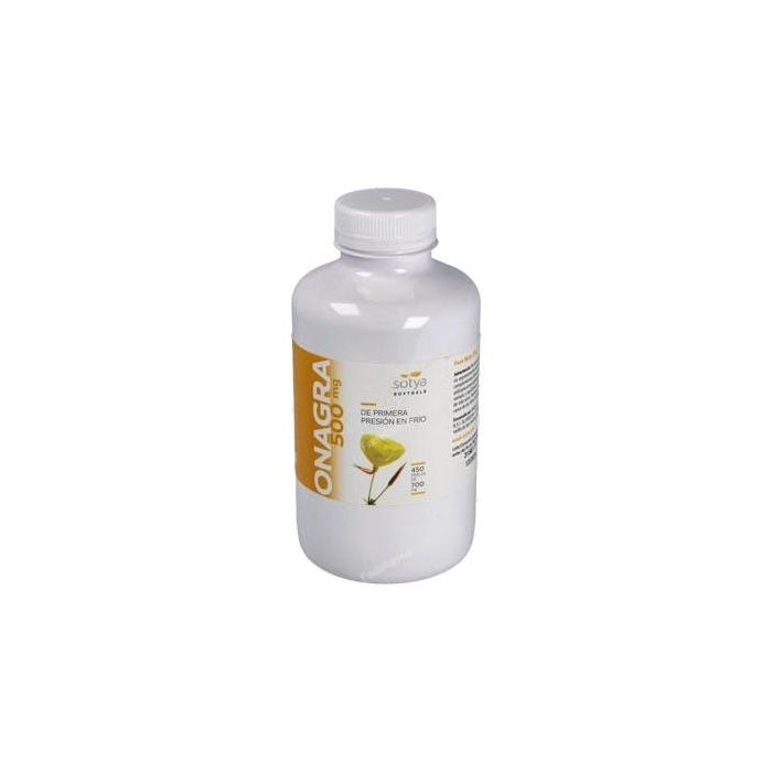 SOTYA Aceite de Onagra 510mg 450 Perlas, Primera Presión en Frío con Vitamina E