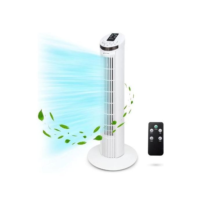 Grunkel Ventilador De Torre 45 W 3 Velocidades C-Temporizador Y Mando A Distancia Blanco Grunkel Ventilador De Torre 45 W 3 Velocidades C-Temporizador Y Mando A Distancia Blanco