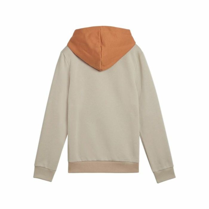 Sudadera con Capucha Niño Puma Essentials Block Marrón 1