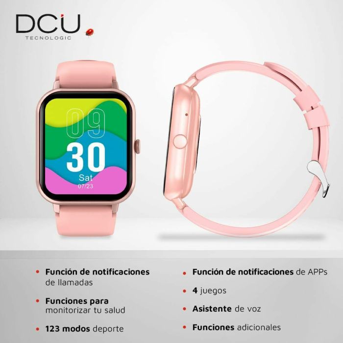 Smartwatch DCU CURVED GLASS PRO Rosa 1 Smartwatch DCU CURVED GLASS PRO Rosa 1
