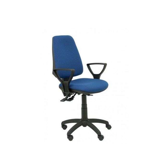 Silla Piqueras Y Crespo Elche S Brazos Fijos Mecanismo Sincro De Doble Maneta Gran Confortabilidad Regulable En Altura Ruedas De Nylon Asiento Y Respaldo Tapizado Bali Azul Marino