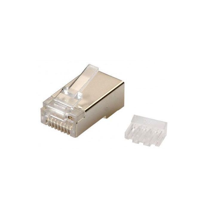 Lanview RJ45 FTP plug Cat6 for AWG 24-26 solid/stranded conductor 10pcs. Lanview RJ45 FTP plug Cat6 for AWG 24-26 solid/stranded conductor 10pcs.