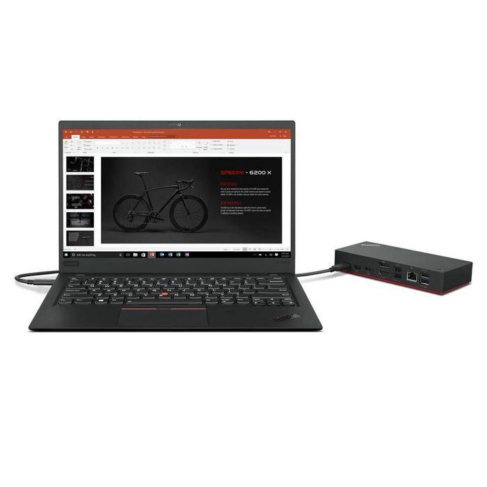 Lenovo ThinkPad Universal USB-C Dock con 2x DisplayPort, 1x HDMI, 3x USB 3.1, 2x USB 2.0, 1x USB-C, Gigabit LAN, 90W 4