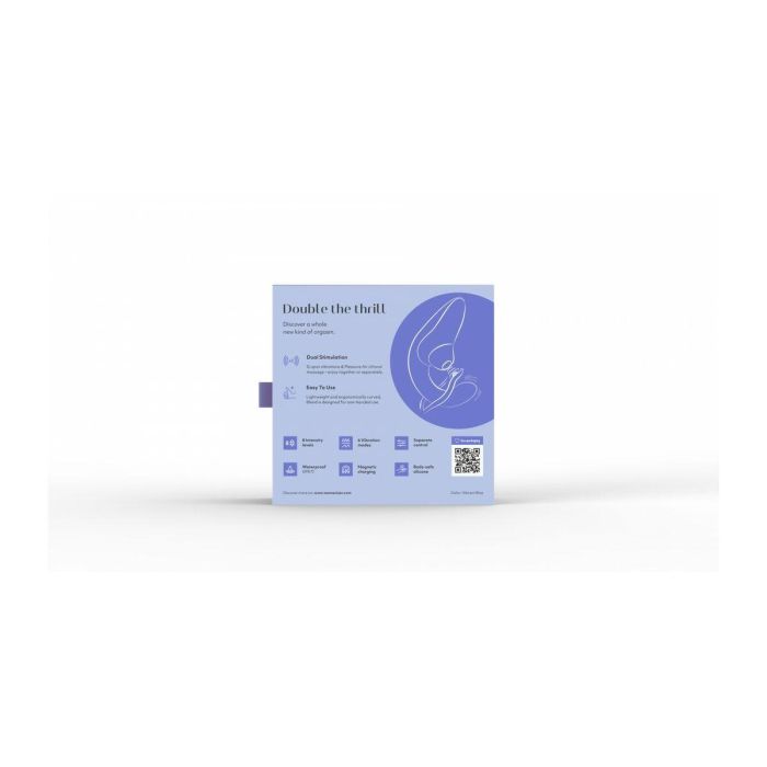Vibrador Womanizer WOM182-BLUE Azul 3 Vibrador Womanizer WOM182-BLUE Azul 3