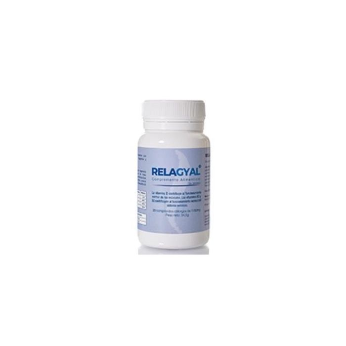 Relagyal Complemento Alimenticio para Disminuir Inflamación y Dolor - 30 Comprimidos con PEA, Magnesio y Triptófano