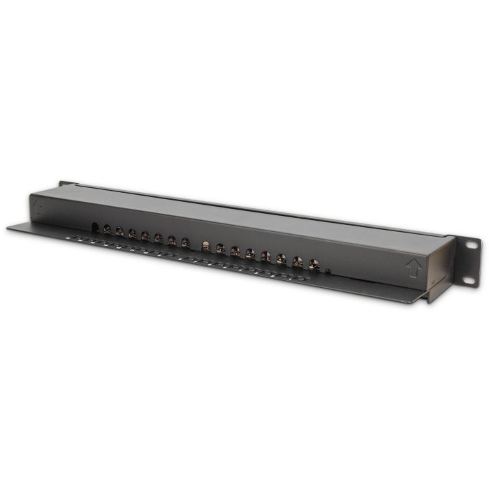 DIGITUS Patchpanel 1HE 16-Port Cat6 geschirmt schwarz 4 DIGITUS Patchpanel 1HE 16-Port Cat6 geschirmt schwarz 4