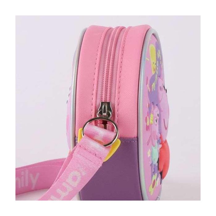 CERDÀ Bolso 3D Peppa Pig 13x13x4cm 100% Poliéster 4