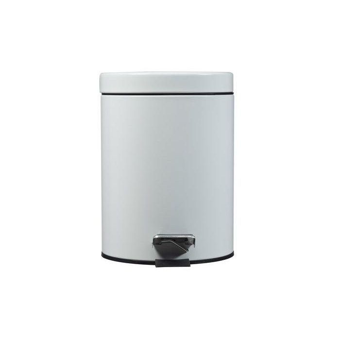 Papelera Plastico Con Tapa Pedal Cep Rossignol Pro 90535 5 Litros Gris