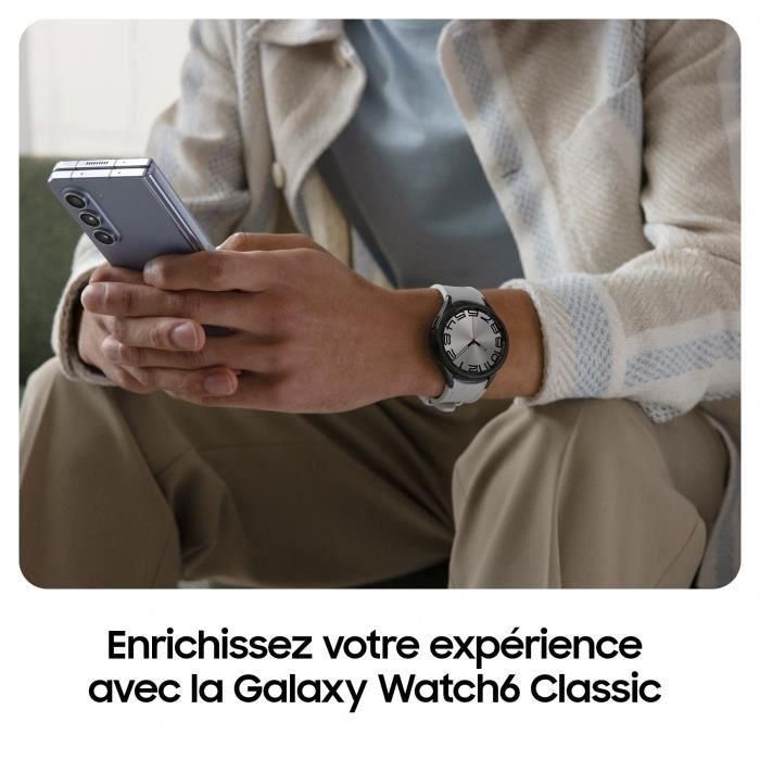 SAMSUNG Galaxy Watch6 Classic 47mm Plata Bluetooth 5