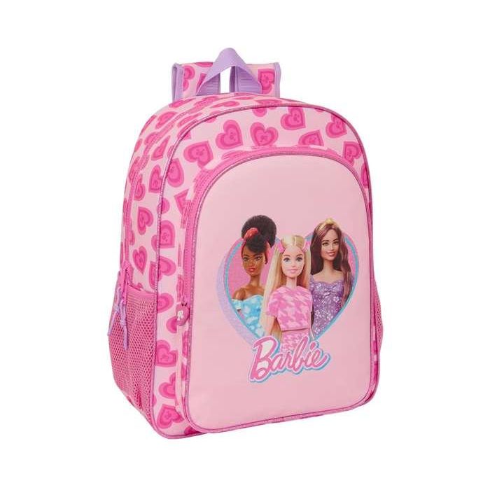 Safta Mochila Adaptable Carro Barbie Love 33x42x14cm 1 Safta Mochila Adaptable Carro Barbie Love 33x42x14cm 1