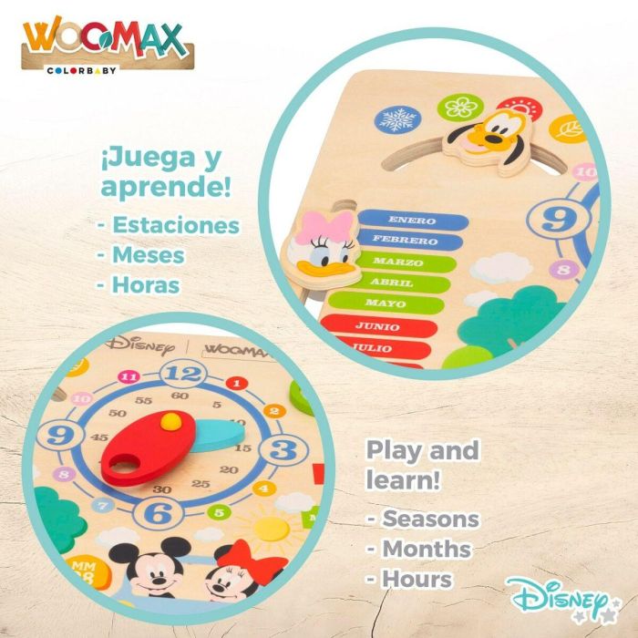 Juego Educativo Disney Calendario 30 x 3,5 x 30 cm (6 Unidades) 3