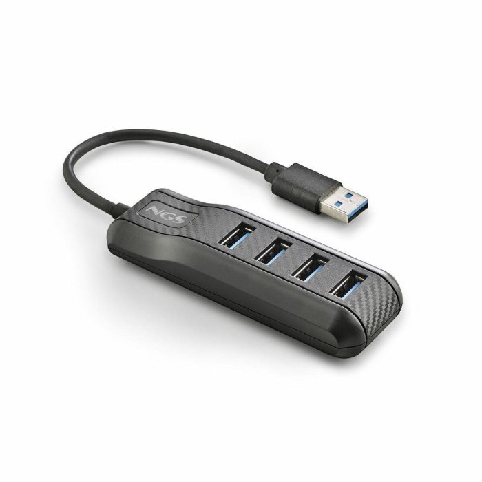 Hub USB NGS PORT 3.0 Negro 1 Hub USB NGS PORT 3.0 Negro 1