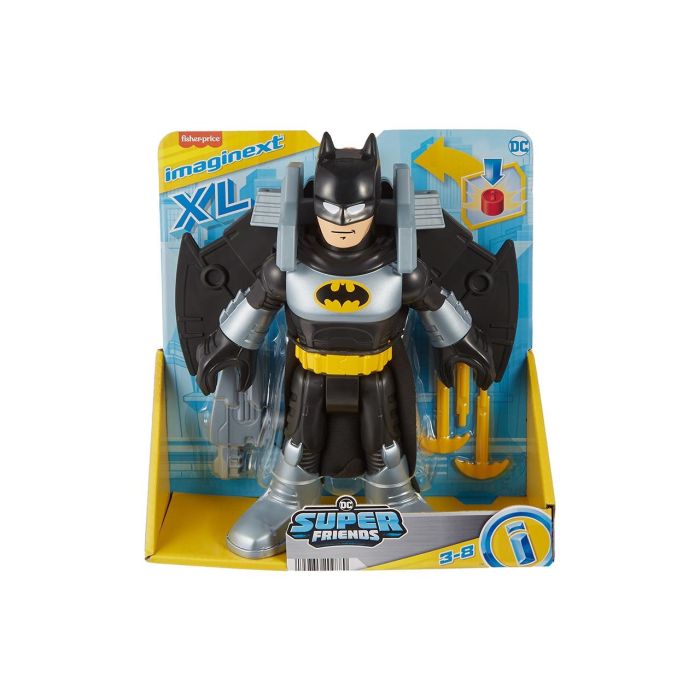 Imaginext Figura Grande Batman C/Batplaneador Hvy12 Mattel 2