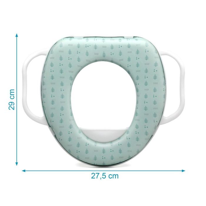 KioKids Petits moments Reductor WC Acolchado con Asas Protector Salpicaduras Verde Salvia +12 Meses 2 KioKids Petits moments Reductor WC Acolchado con Asas Protector Salpicaduras Verde Salvia +12 Meses 2