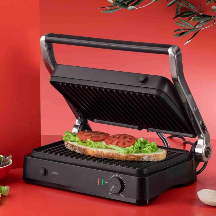 Sandwichera JATA JEGR1450 Negro 2000 W 2 Sandwichera JATA JEGR1450 Negro 2000 W 2