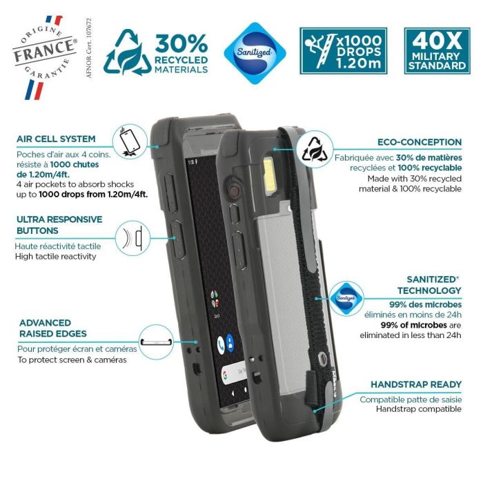 Funda para Móvil Mobilis PROTECH Negro 6