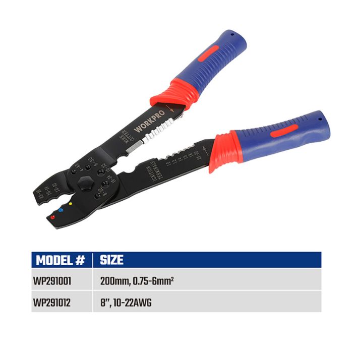 Alicates pelacables Workpro 20 cm 1 Alicates pelacables Workpro 20 cm 1