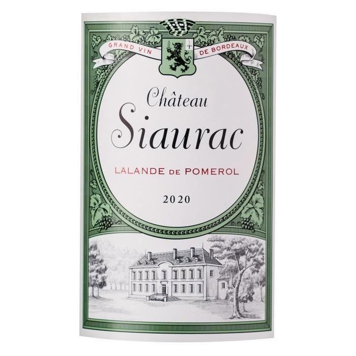 Château Siaurac 2020 Lalande de Pomerol - Vino tinto de Burdeos 1