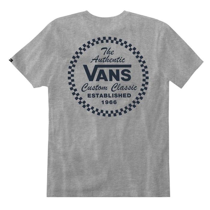 Camiseta de Manga Corta Hombre Vans Custom Class Gris XL 1