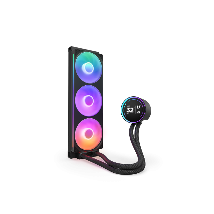 NZXT Kraken Elite 360 RGB Procesador Sistema de refrigeración líquida todo en uno 12 cm Negro 1 pieza(s) 1 NZXT Kraken Elite 360 RGB Procesador Sistema de refrigeración líquida todo en uno 12 cm Negro 1 pieza(s) 1