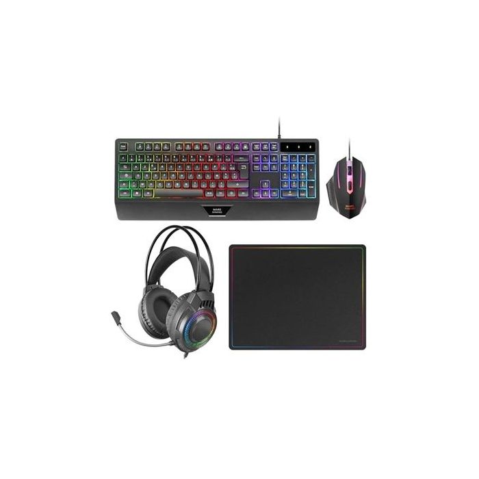 Teclado y Ratón Mars Gaming MCP124PROES Teclado y Ratón Mars Gaming MCP124PROES