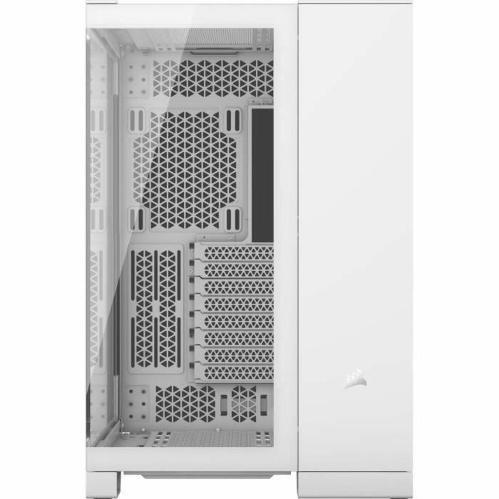 Caja para PC - CORSAIR - Cámara media torre de vidrio templado 6500X con doble cámara - Blanco 4