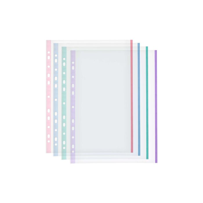 Set 25 Fundas Transparentes Color Folio Pincello 25X0CM (48 Unidades) 1 Set 25 Fundas Transparentes Color Folio Pincello 25X0CM (48 Unidades) 1