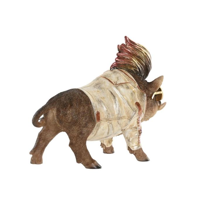 DKD Home Decor Figura Decorativa Moderna de Jabalí Multicolor, Resina, 23.5 cm Alto x 12.5 cm Largo x 32 cm Ancho 2 DKD Home Decor Figura Decorativa Moderna de Jabalí Multicolor, Resina, 23.5 cm Alto x 12.5 cm Largo x 32 cm Ancho 2