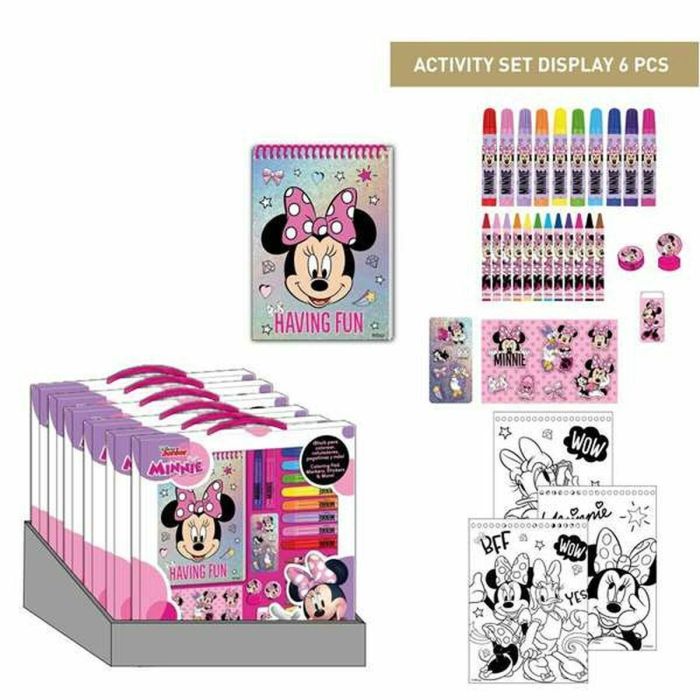 Conjunto de papelería coloreable minnie 30.0 x 30.0 x 2.5 cm 3 Conjunto de papelería coloreable minnie 30.0 x 30.0 x 2.5 cm 3
