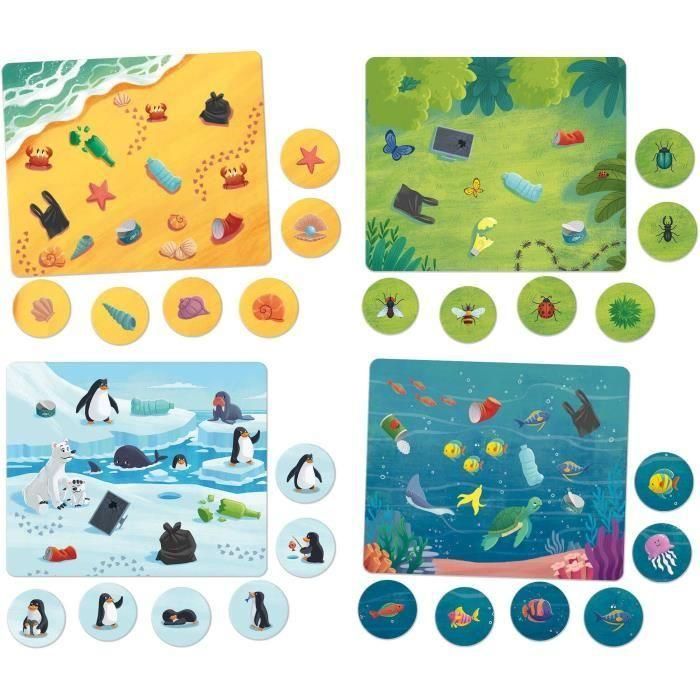 Lisciani Giochi LIS8008324110148 - Juego de Mesa Juntos por el Planeta - Habilidades para la Vida - Tablero Ilustrado 4