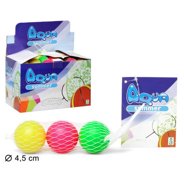 Pelota Para Palas De Playa 4.5 cm 3 Set 15 gr