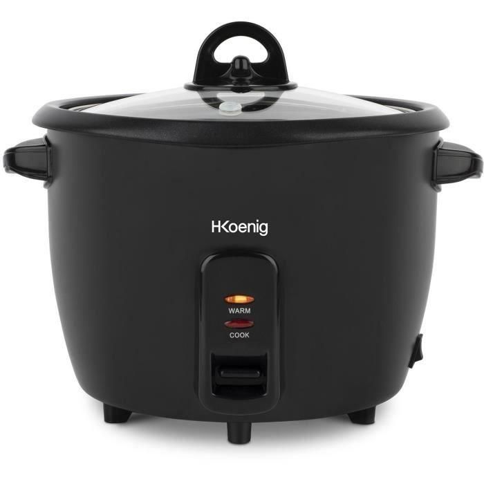 HKoeNIG ORYZA8 - Olla arrocera 1,8L - 700W - Recubrimiento antiadherente - Apagado automático - Patas antideslizantes - Mantiene caliente HKoeNIG ORYZA8 - Olla arrocera 1,8L - 700W - Recubrimiento antiadherente - Apagado automático - Patas antideslizantes - Mantiene caliente