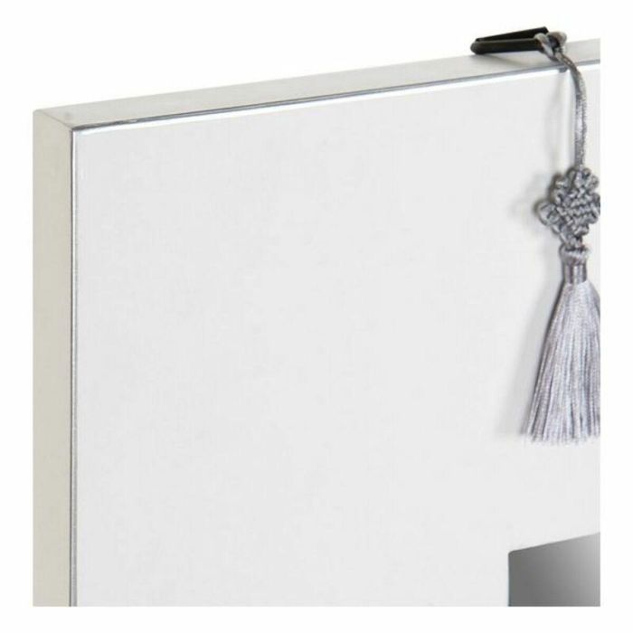 Espejo de pared DKD Home Decor Blanco Plateado Oriental 70 x 2 x 90 cm 1