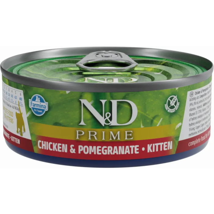 Farmina N&D Cat Kitten Prime Pollo Granada Caja 30x70 gr