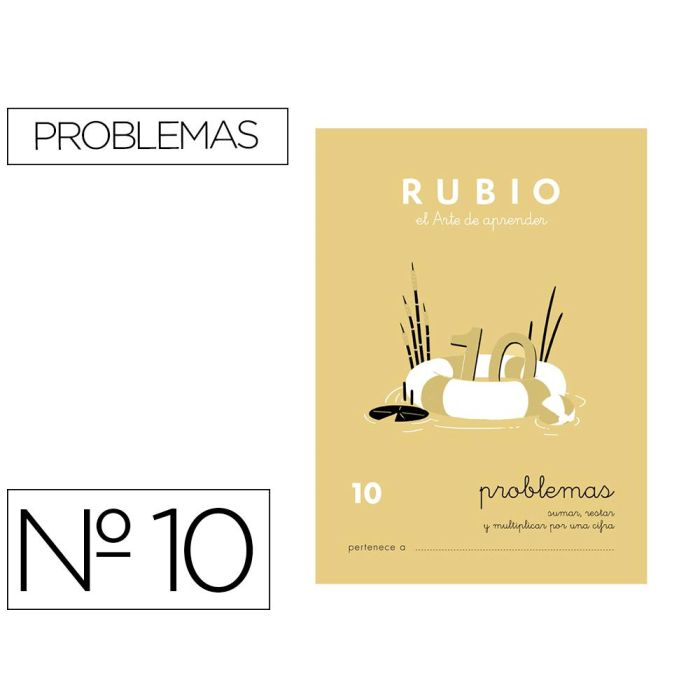 Cuaderno Rubio Problemas Nº 10 10 unidades