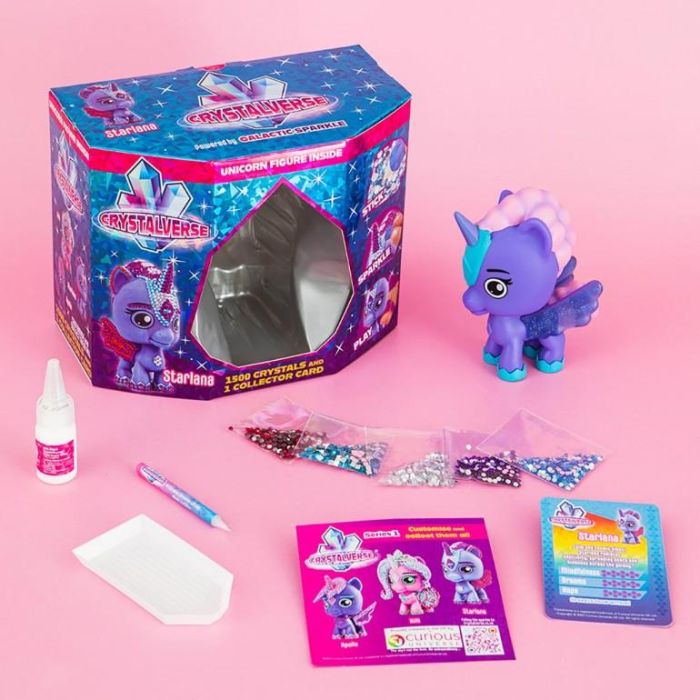 Figura Unicornio Crystalverse Classic 1 Unidad 4 Figura Unicornio Crystalverse Classic 1 Unidad 4